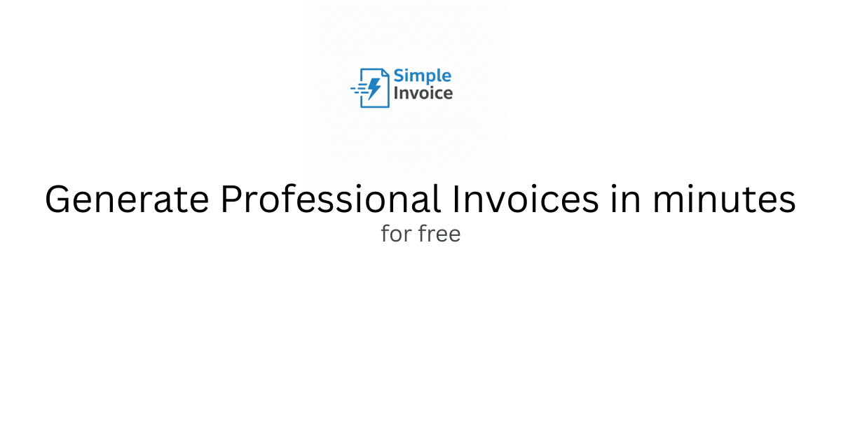 Blog | Simple Invoice Generator